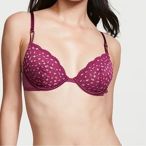 NWT Victoria’s Secret Sexy Tee Unlined Demi Leopard Bra